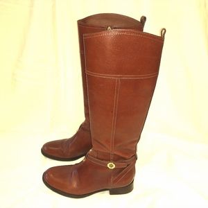 Tory Burch British Tan Riding Boots